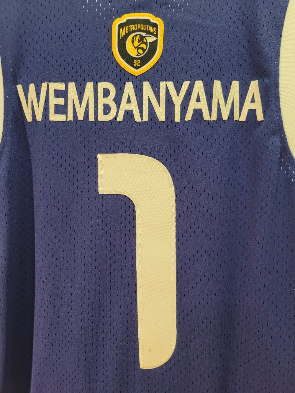 Victor Wembanyama Mets 92 Basketball Jersey - Large - NWT